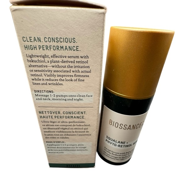 NIB Biossance Squalane + Phyto-Retinol Serum - Full size - Picture 6 of 8